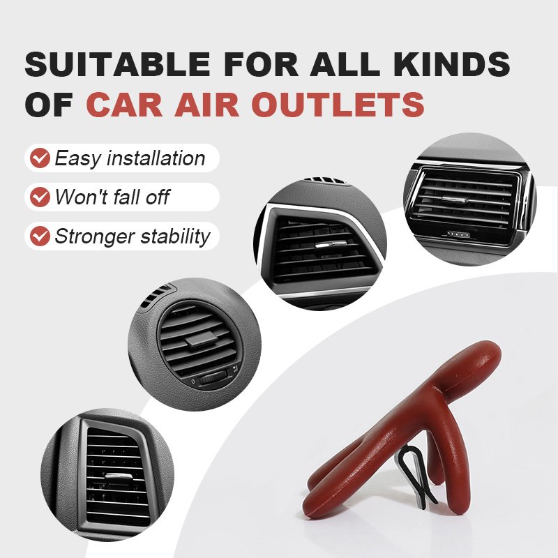 Masthome Human Design Auto Air Freshener PVC Air Refresher Vent Clip Fragrance Deodorant Custom Car Air Freshener In The Car