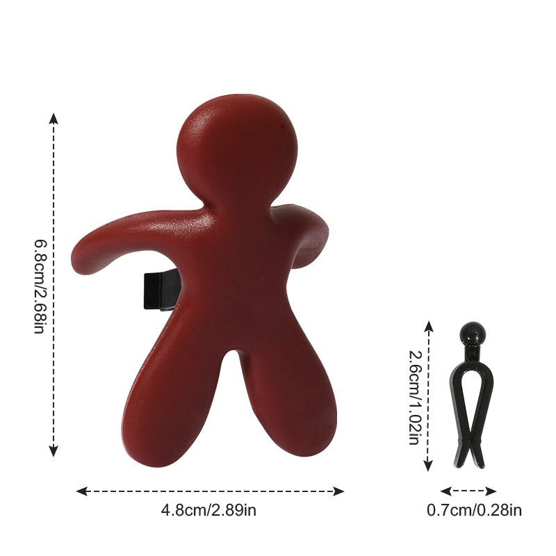 Masthome Human Design Auto Air Freshener PVC Air Refresher Vent Clip Fragrance Deodorant Custom Car Air Freshener In The Car