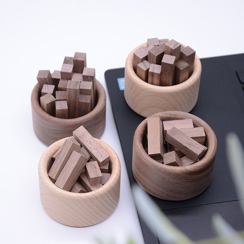 Car Dashboard Pure Wood Decoration Car Fragrance Home Perfume Auto Air Freshener Car Fragrance