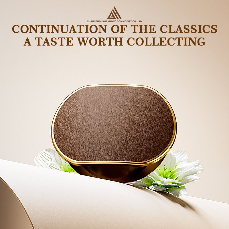 Luxury Modern Style Auto Decoration Aluminum Air Purifier Freshener Aromatherapy Perfume Solid Cologne Car Air Conditioner Gifts