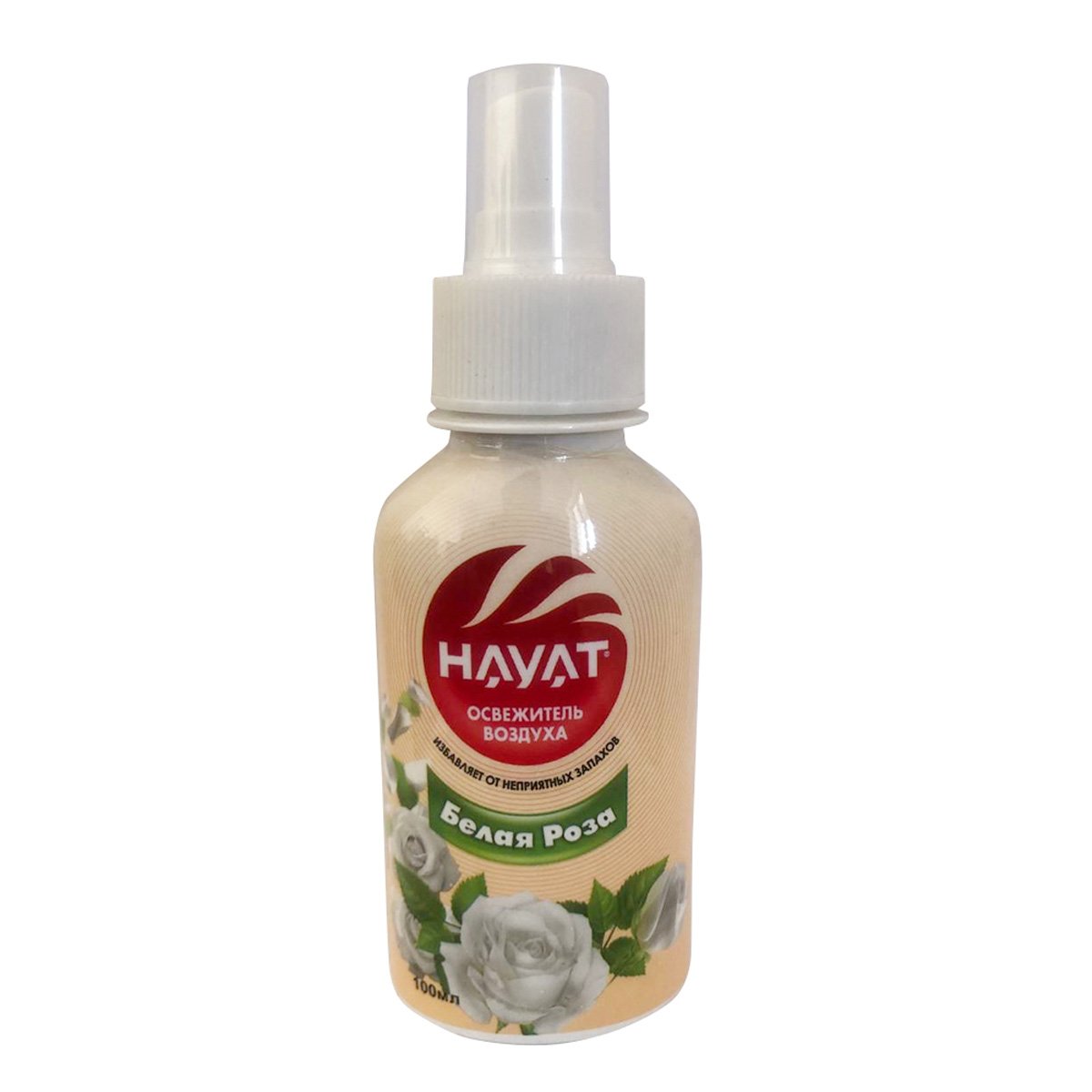 Hayat 100ml Elegant White Rose Air Freshener Lavender Scented Car Home & Office Bathroom Spray for Hotels