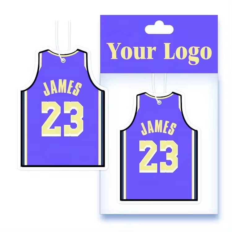 Portable cartoon interior decoration fragrance tablets paper perfume air freshener aromatherapy pendant