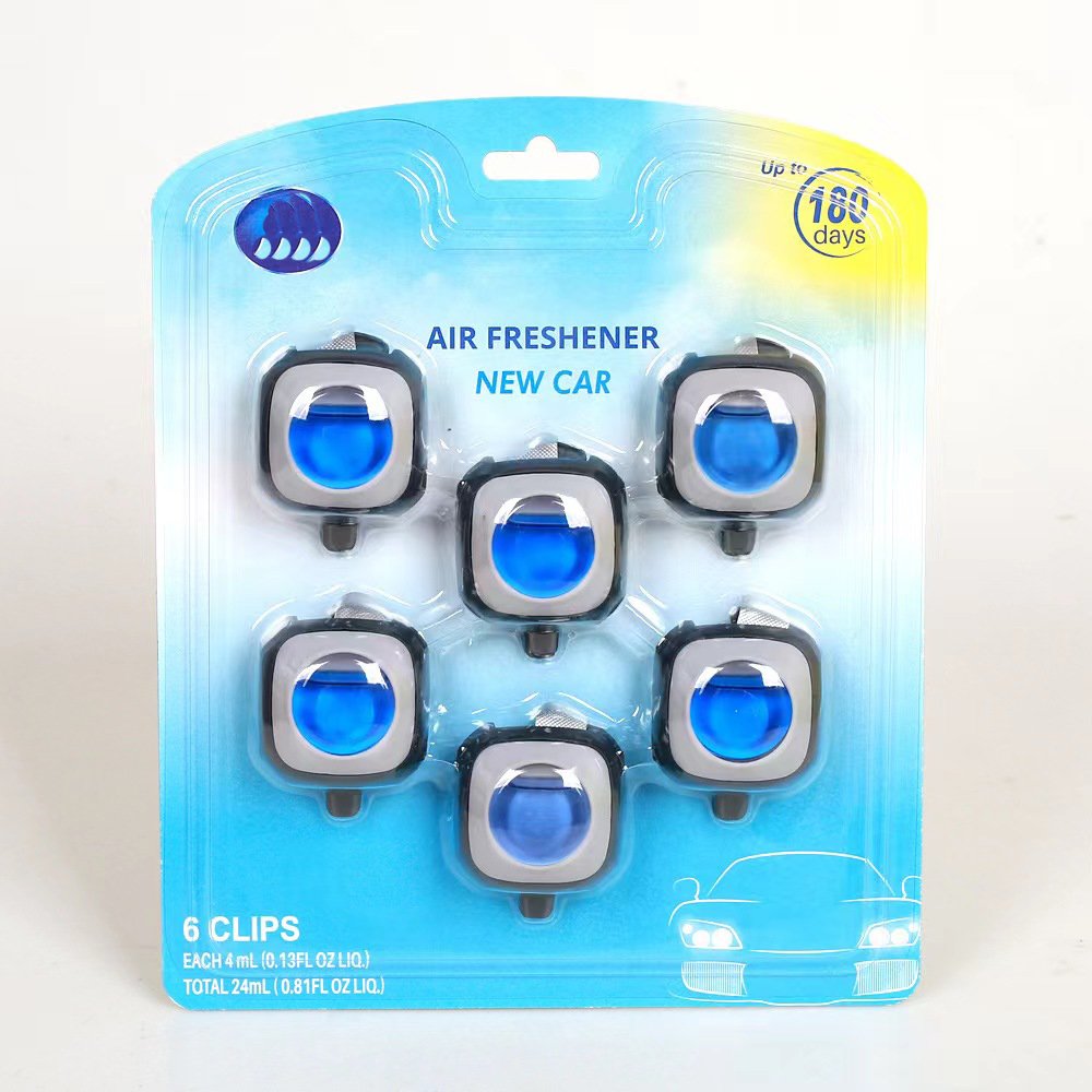 Modern4.5MLx6 Car Air Fresheners Long-Lasting Rose Jasmine Lily Scent Diffusing Liquid Perfume Membrane Vent Fragrance Car Air