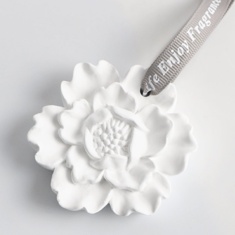 New Design Home Wardrobe Bedroom Aromatherapy Decoration Car Air Freshener Scented Ceramic Stone Aroma Flower Oil Diffuser