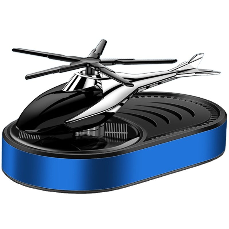 Solar Perfume For Car Dashboard helicopter fragrance for cars car bottle diffuser 2024 BUSHINECO