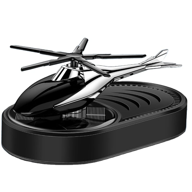 Solar Perfume For Car Dashboard helicopter fragrance for cars car bottle diffuser 2024 BUSHINECO