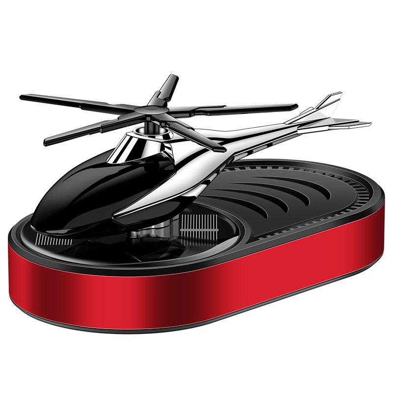 Solar Perfume For Car Dashboard helicopter fragrance for cars car bottle diffuser 2024 BUSHINECO