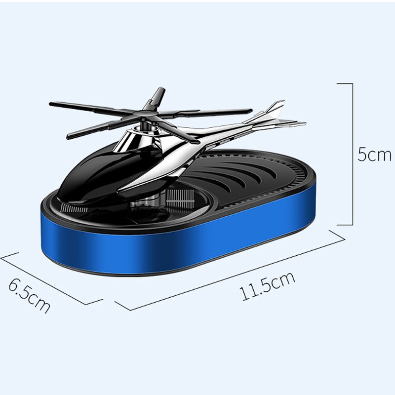 Solar Perfume For Car Dashboard helicopter fragrance for cars car bottle diffuser 2024 BUSHINECO