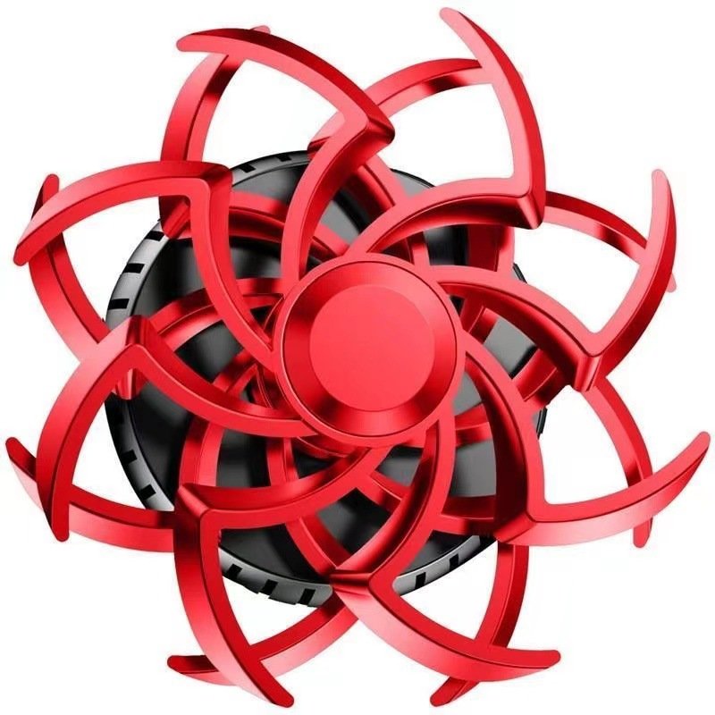 Car aromatherapy air outlet decoration rotating snowflake interior aromatherapy accessories air conditioner air freshener