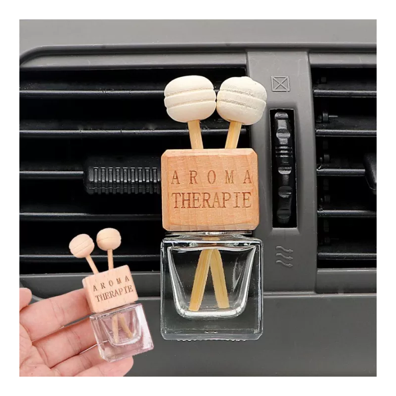 Car Hanging Air Freshener For Home Fragrance Car Hanging Perfume Glass Bottle