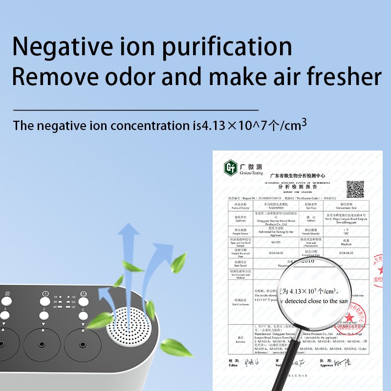 Smart Air Purifier With Essential oil Aroma diffuser Four Nozzles mist maker LED Light music speaker portable car oil diffusers