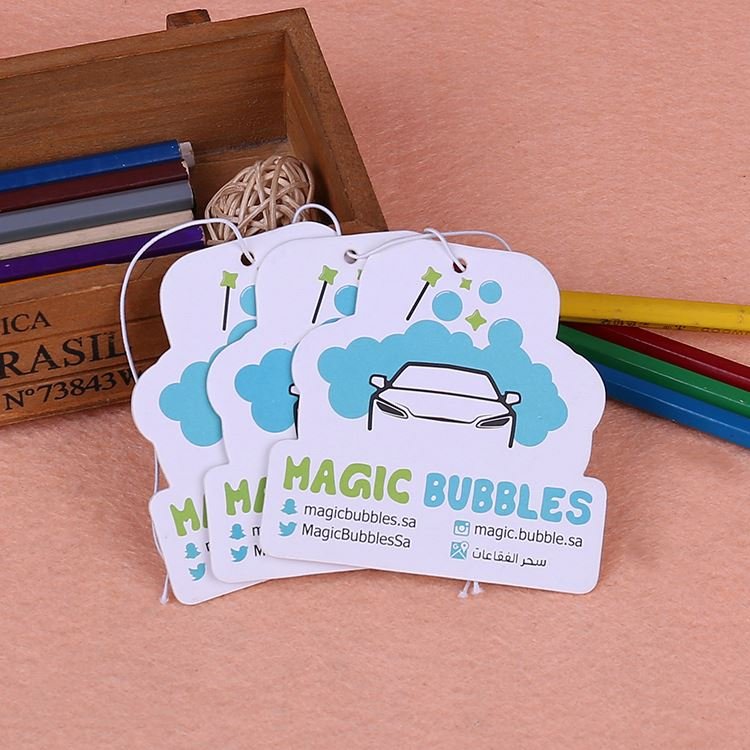 Support Custom Size And Shape Paper Air Freshener Custom Paper Car Air Freshener