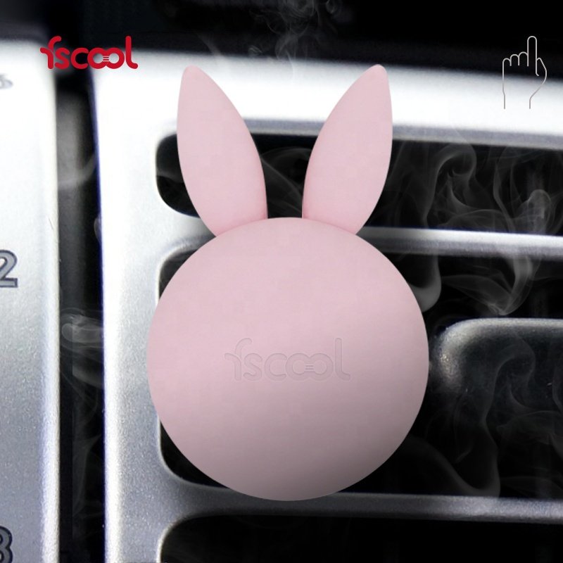 2022 Hot Sale Air Diffuser Environmentally Friendly Silicone Clip Cartoon Multicolor Car Freshener Car Air Vent Clip Freshener
