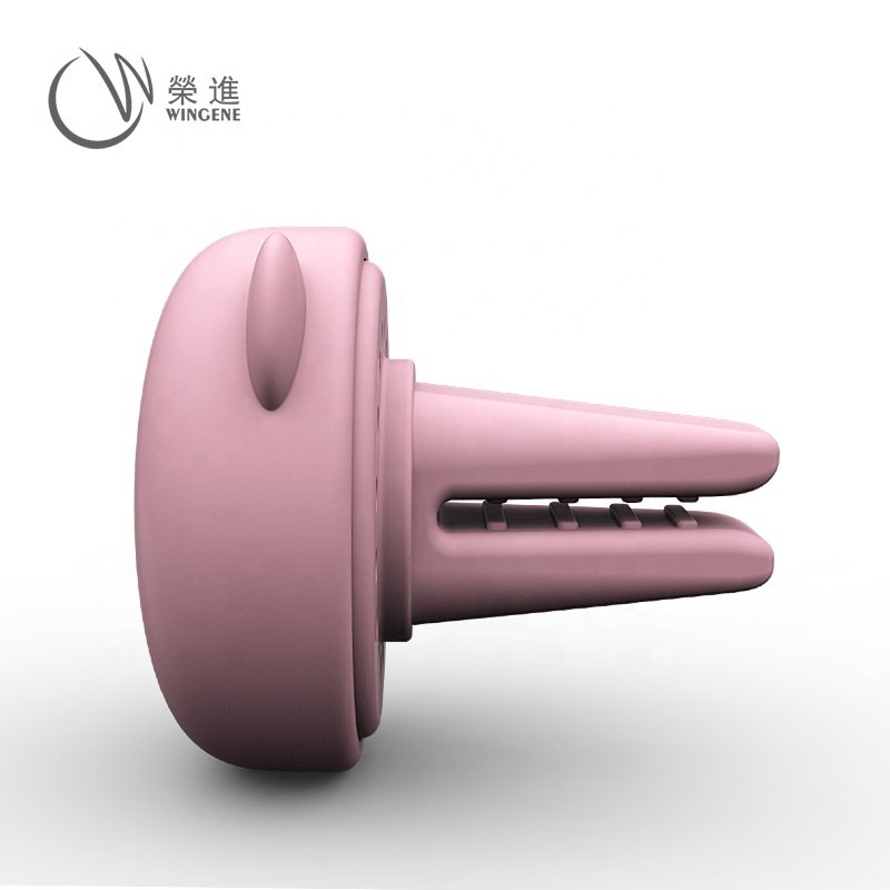 2022 Hot Sale Air Diffuser Environmentally Friendly Silicone Clip Cartoon Multicolor Car Freshener Car Air Vent Clip Freshener