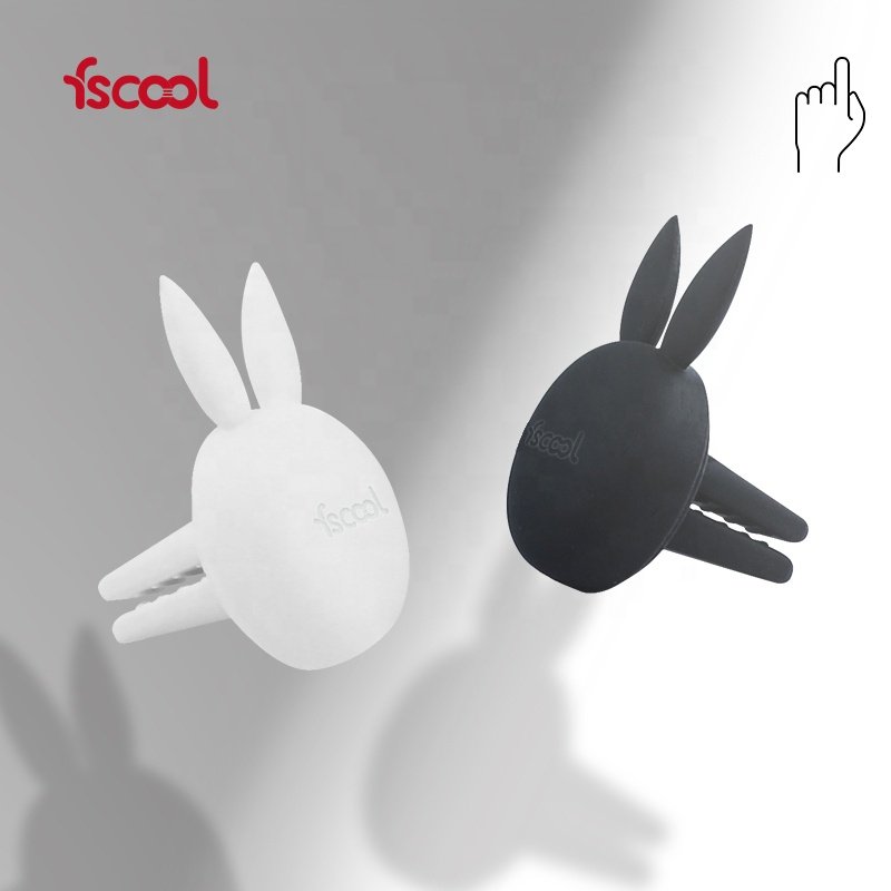 2022 Hot Sale Air Diffuser Environmentally Friendly Silicone Clip Cartoon Multicolor Car Freshener Car Air Vent Clip Freshener