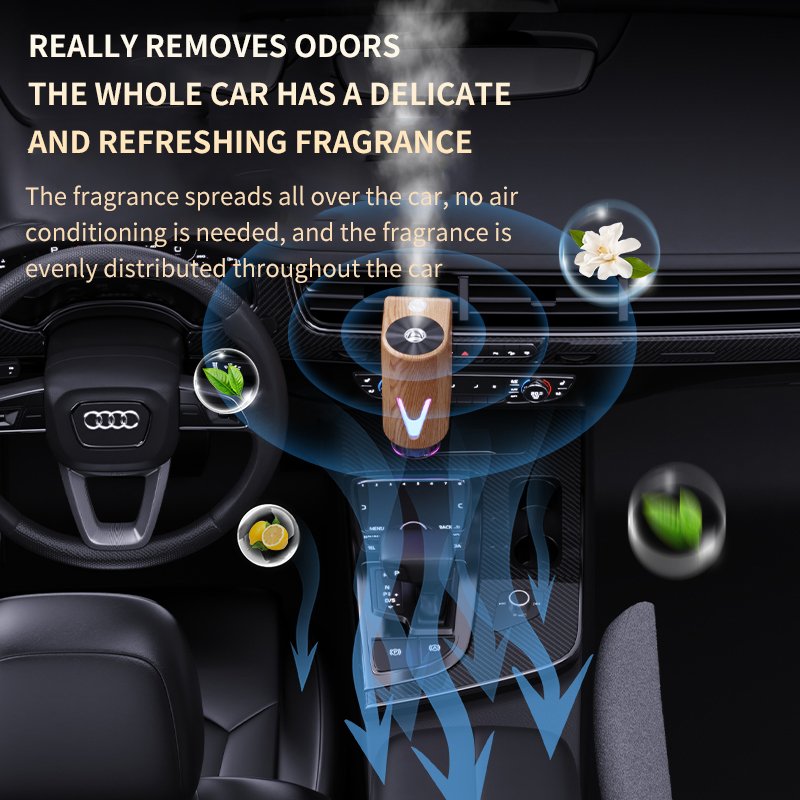 Wholesale 10Ml Aroma Essential Oil Ultrasonic Car Air Freshener Diffuser Perfume Mini Plastic Aroma Diffuser For Car Home