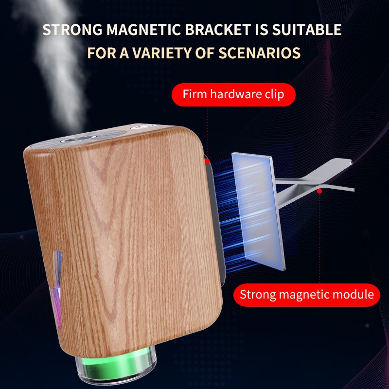 Wholesale 10Ml Aroma Essential Oil Ultrasonic Car Air Freshener Diffuser Perfume Mini Plastic Aroma Diffuser For Car Home