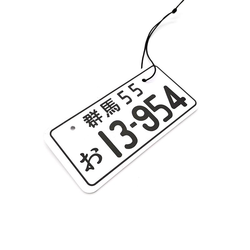Customized Design Customs LOGO Factory Price Paper Scent Car Air Freshener Hanging paper Car Air Freshener For Car