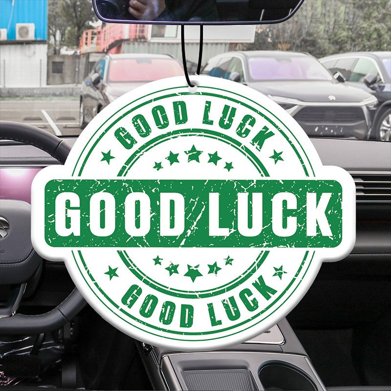 Manufacturers car hanging accessories freshener watch printed shape perfume paper car air fresheners