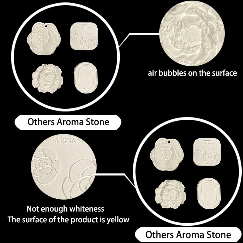 Yogo Plaster Diffuser Oem Super Hard Customized Odm High Whiteness Aroma Stone For Air Freshener Diffuser Bathroom Decoration