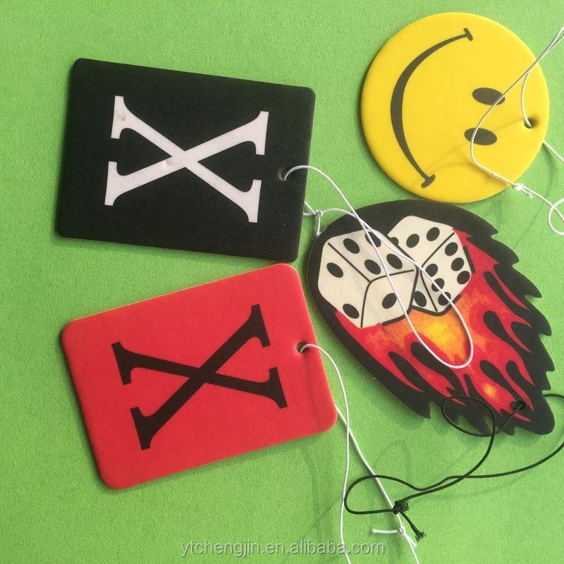 Good price long lasting fragrance custom car air freshener