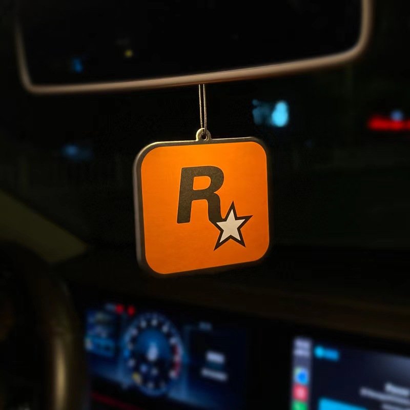 Logo printed round any shape funny auto wheel paper card perfume hanging fragrance car air freshener scents custom car freshener