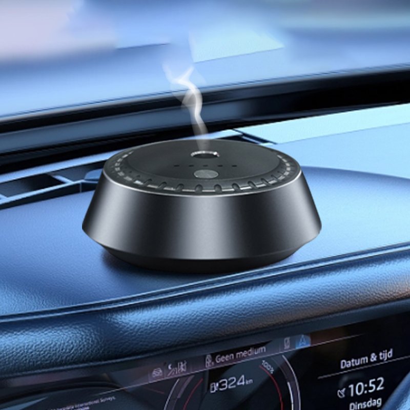 Mini Rechargeable Electronic Car Aroma Diffuser Cool Mist Dashboard Ultrasonic Fragrance Automatic Car Scent Diffuser
