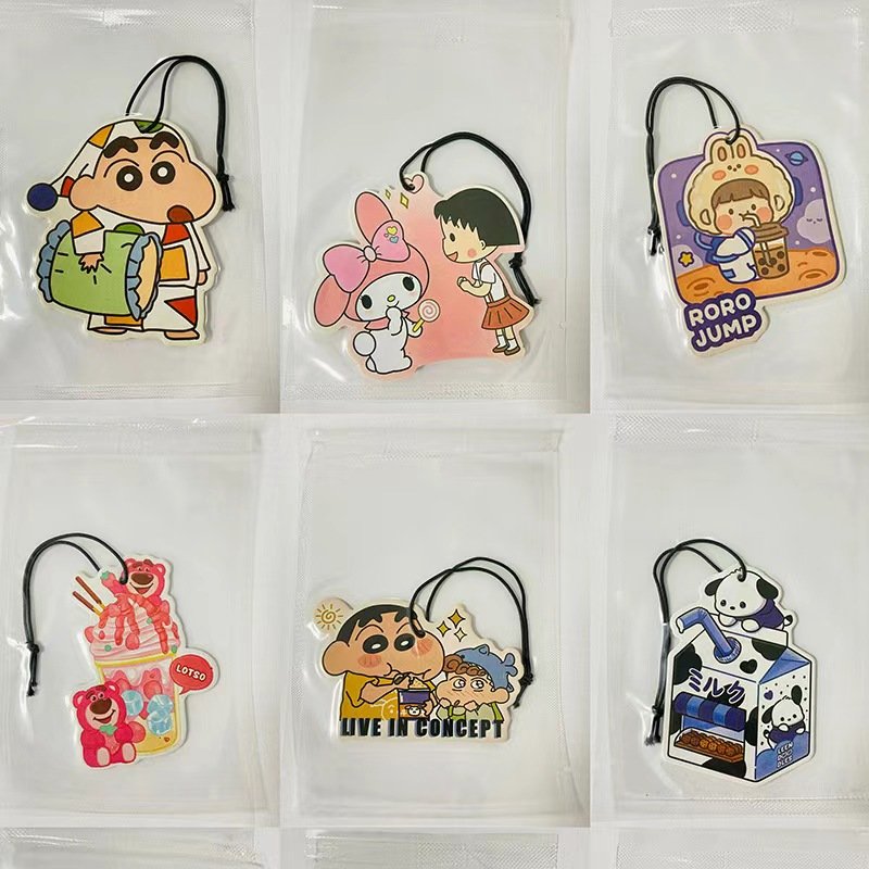 Portable Home Air Freshener with Long Lasting Cool Logo Paper Car Air Freshener with Good Cologne Scent Gift for Car Wash