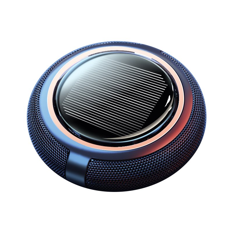 Factory high quality solar energy rotary lasting fragrance car Aromatherapy Essential oil perfume car air freshener