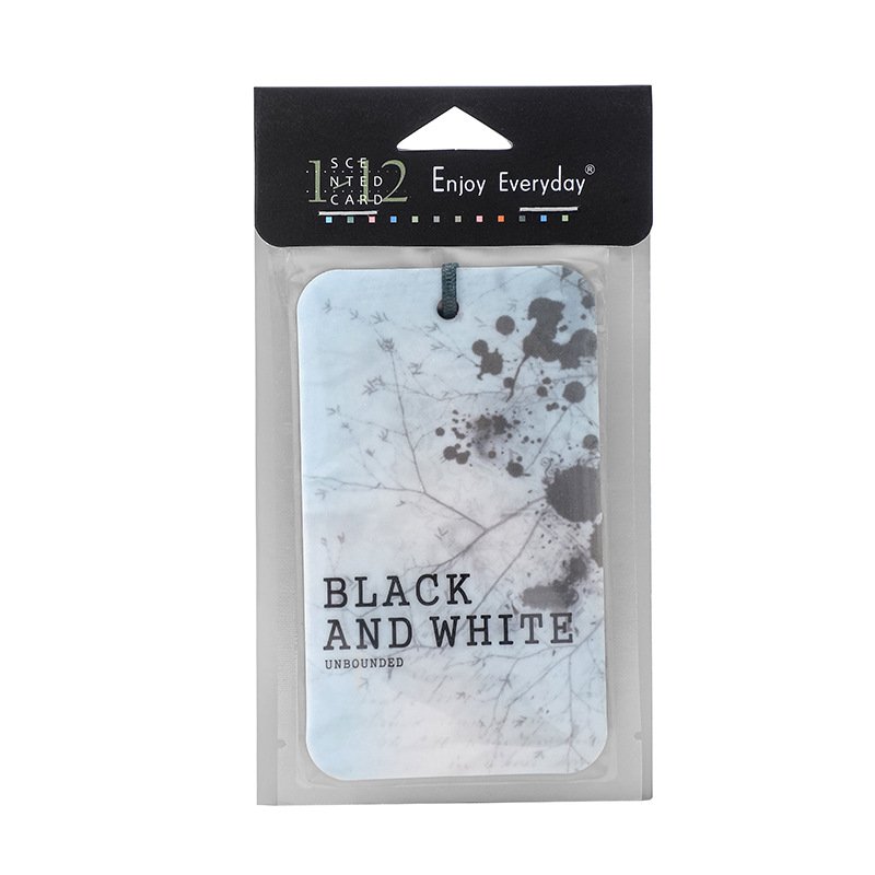 Custom Perfume Car Air Freshener Diffuser Cotton Paper Customized Shape and Scents Hanging Air Freshener Tablets