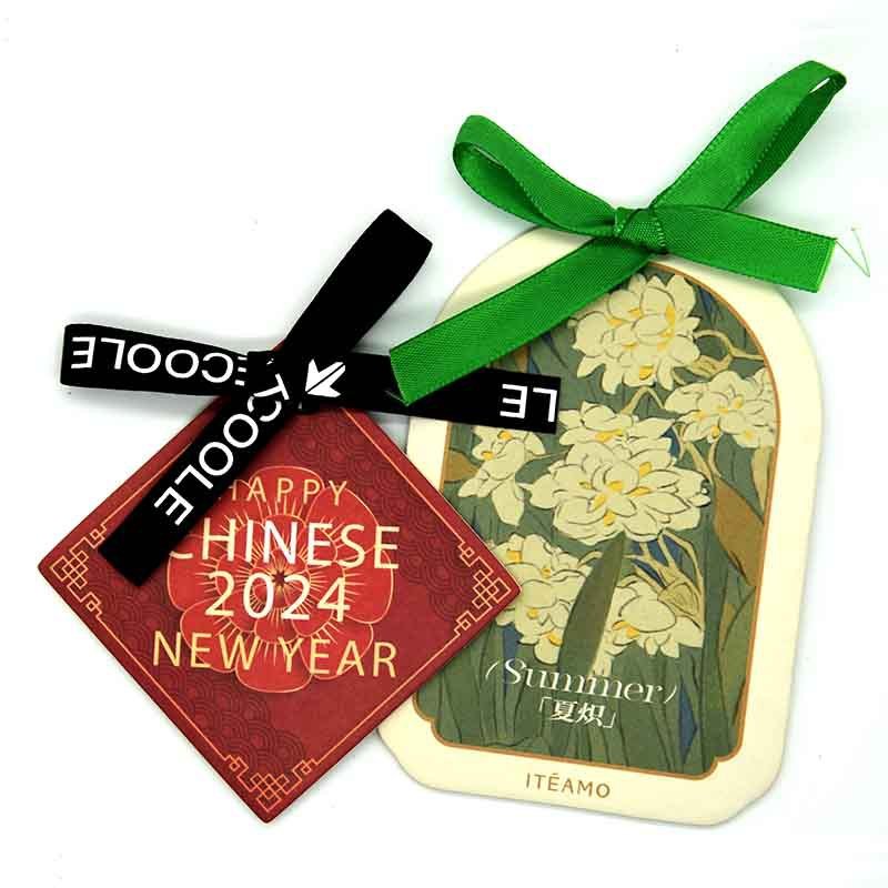 Custom Perfume Car Air Freshener Diffuser Cotton Paper Customized Shape and Scents Hanging Air Freshener Tablets