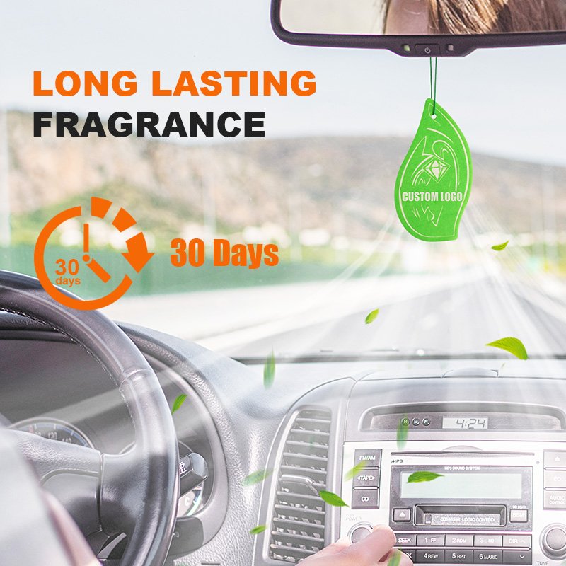 Factory Price Car Hanging Freshener Refresher Aromatherapy Diffuser Paper Air Freshener Car Custom Logo