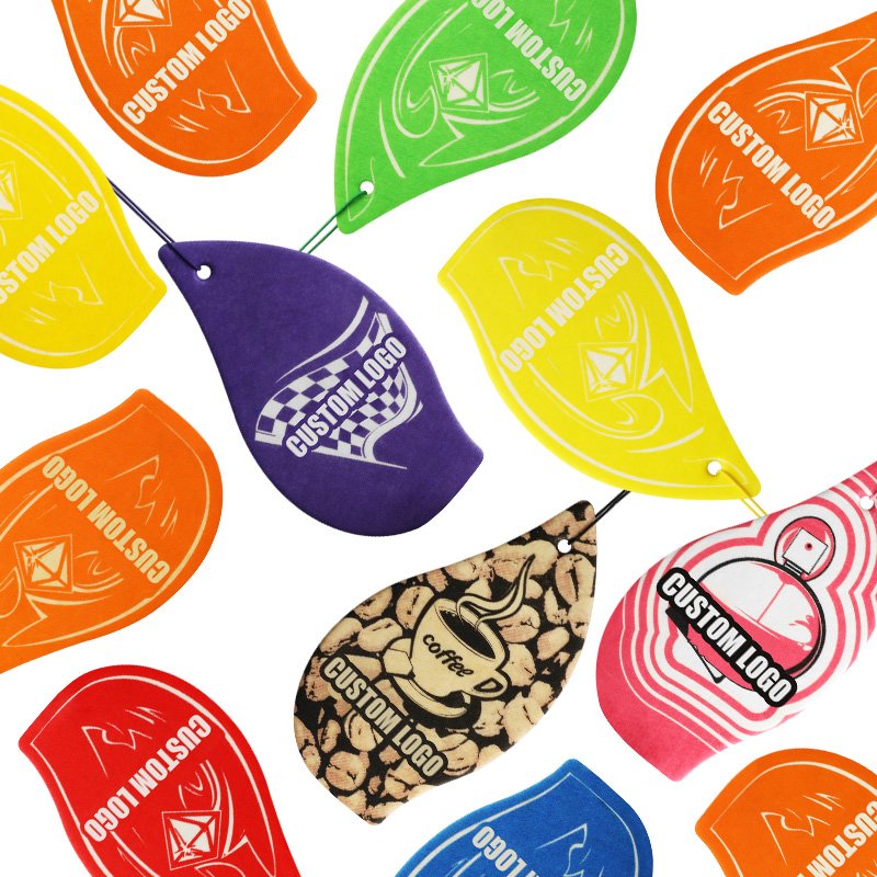 Factory Price Car Hanging Freshener Refresher Aromatherapy Diffuser Paper Air Freshener Car Custom Logo