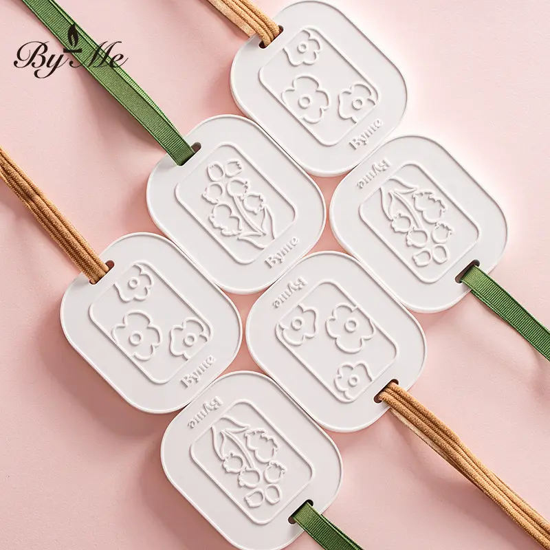 OEM Car Gypsum Aromatherapy Long Lasting Car Decoration Air Freshener Pendant Hanging Fragrance for Car