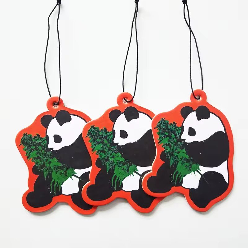 Hot selling paper car mounted perfume accessories aircraft aroma cool hanging fragrance car scents air freshener