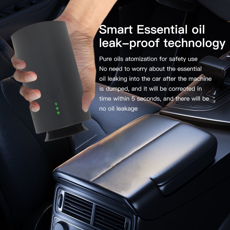Type-C/Battery car Mini Aroma Essential Oil Diffuser whosale waterless aroma diffuser cordless scent diffuser