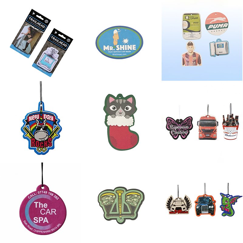 Promotional Paper Car Fragrance Air Freshener All Scents Refresh Paper Air Freshener car air freshener custom