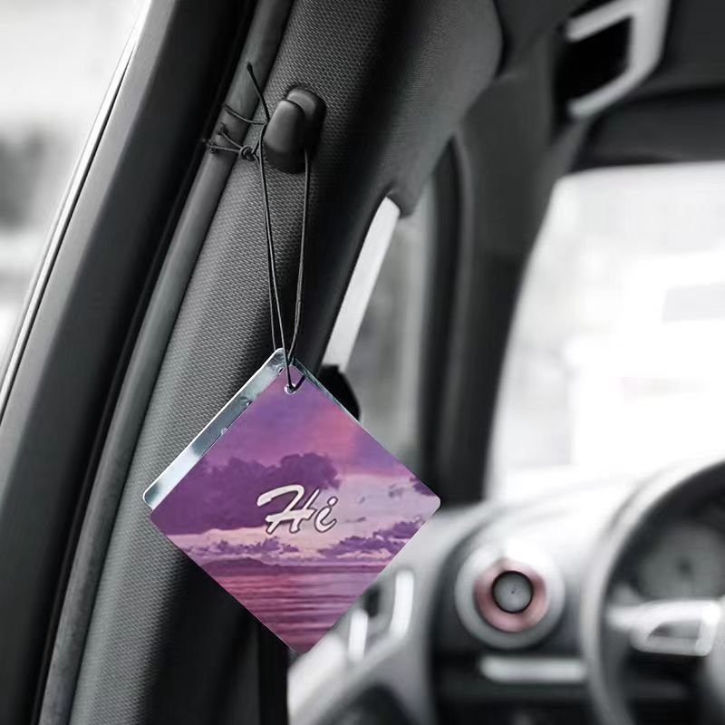 Promotional Paper Car Fragrance Air Freshener All Scents Refresh Paper Air Freshener car air freshener custom