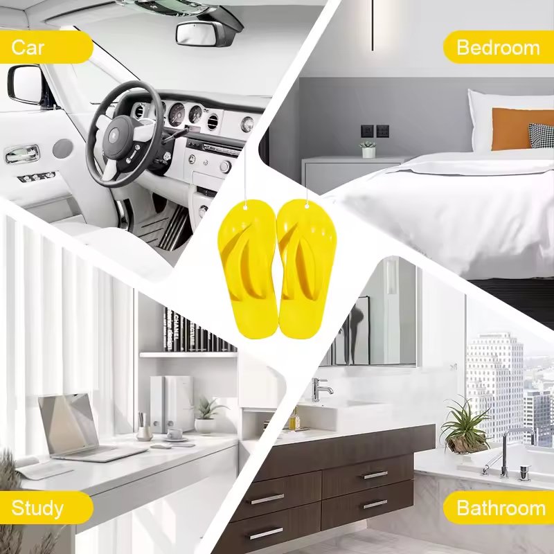 Masthome Low MOQ Slipper Design Custom Air Freshener In The Car Aroma Dispenser Hanging Car Air Freshener Custom Logo
