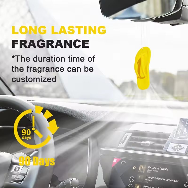 Masthome Low MOQ Slipper Design Custom Air Freshener In The Car Aroma Dispenser Hanging Car Air Freshener Custom Logo