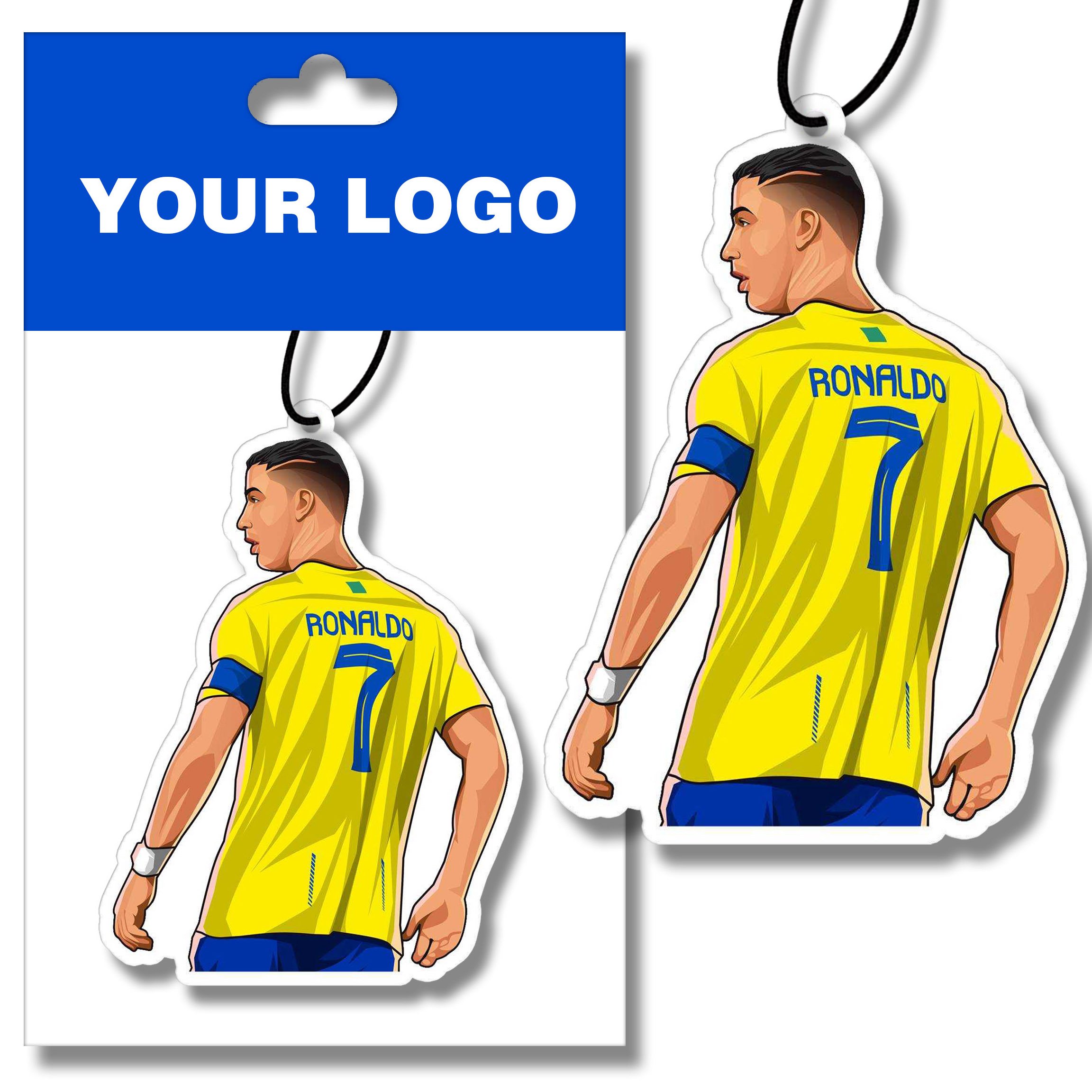 Long Lasting Scent 12-17 Days Hanging Scent for Football Basketball Sport Custom Logo Design Hanging Paper Car Air Freshener