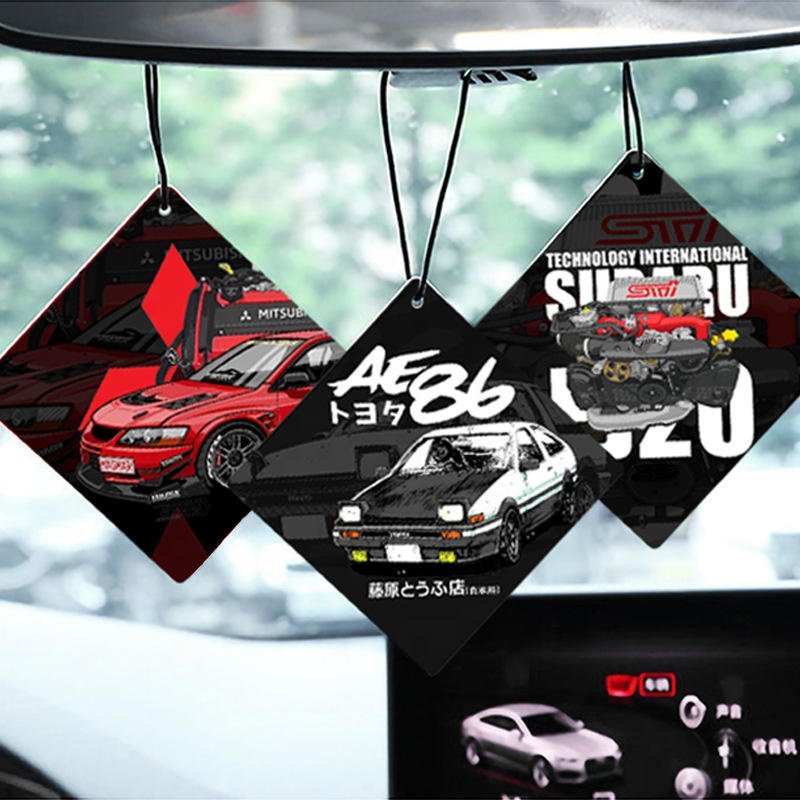 Popular Distributor Optional Fragrance Smell Hanging Paper Air Freshener For Car With Blind Box