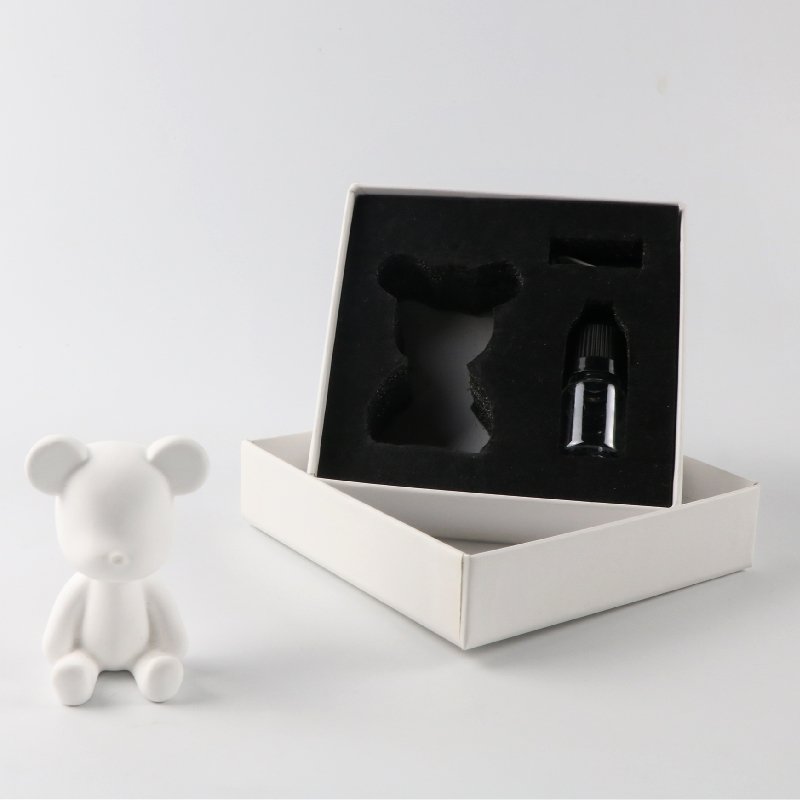 Creative High Quality Car Decoration Clip Vent Air Freshener Scented Ceramic Aroma Porcelain Fragrance Essential Oil Diffuser