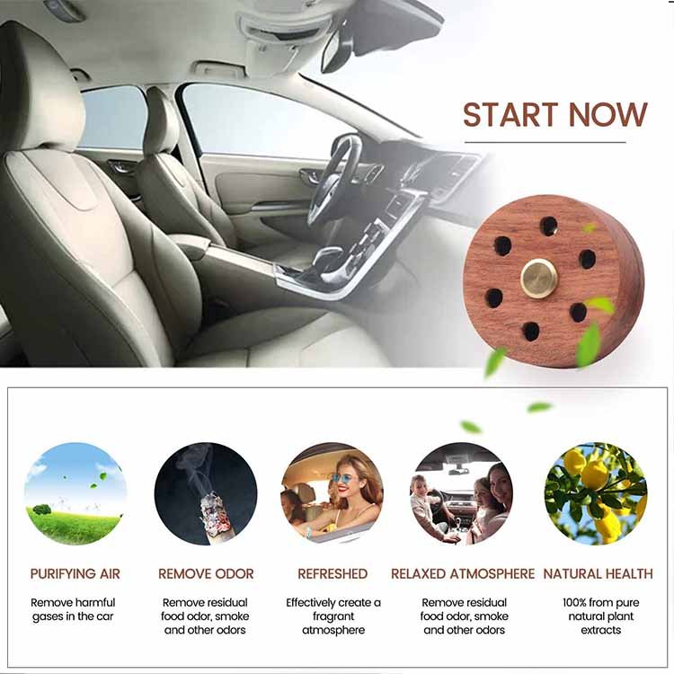 Wooden Car Air Fresheners Long Lasting Scent Diffuses for 365+ Days Natural Car Air Fresheners