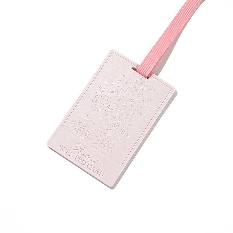 2024 Trendy Style Long Lasting Scented Leather Cards Aroma Plastic Home Car Hanging Air Freshener