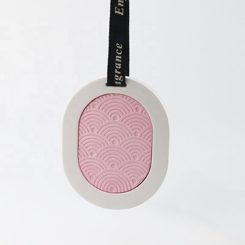 Color Matched Hanging Home Scented Ceramic Aroma Plaster Porcelain Fragrance Essential Oil Diffuser Car Wardrobe Air Freshener