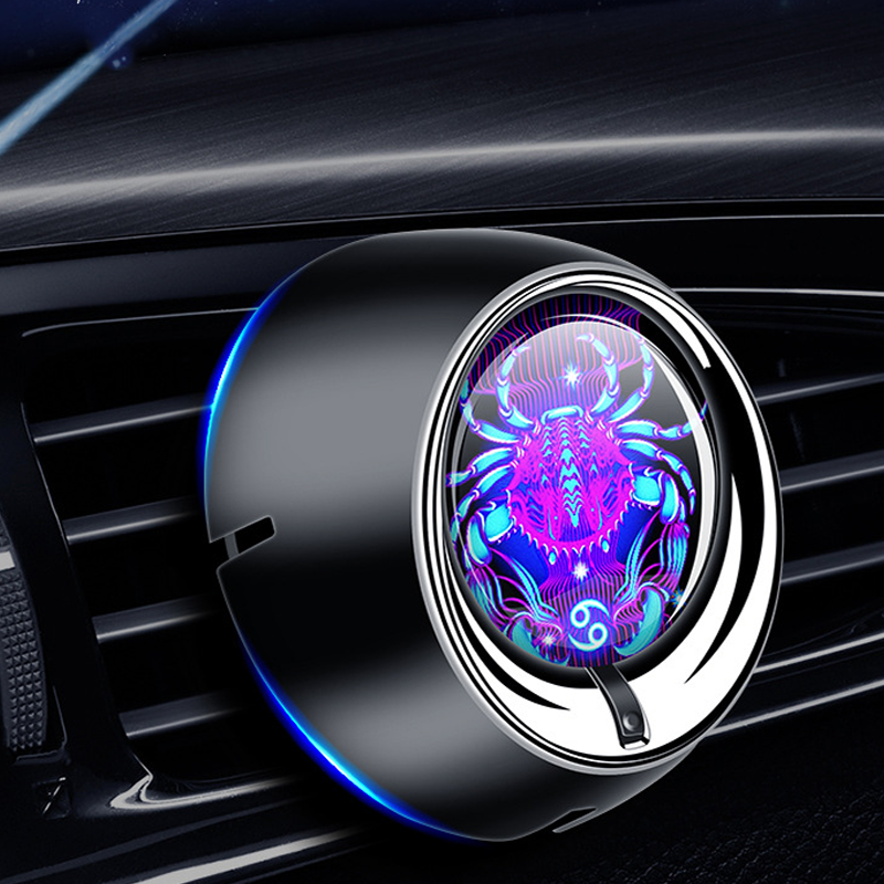 Hot sale selling twelve constellationvent clip Aromatherapy deodorant air freshener car perfume for vent clip