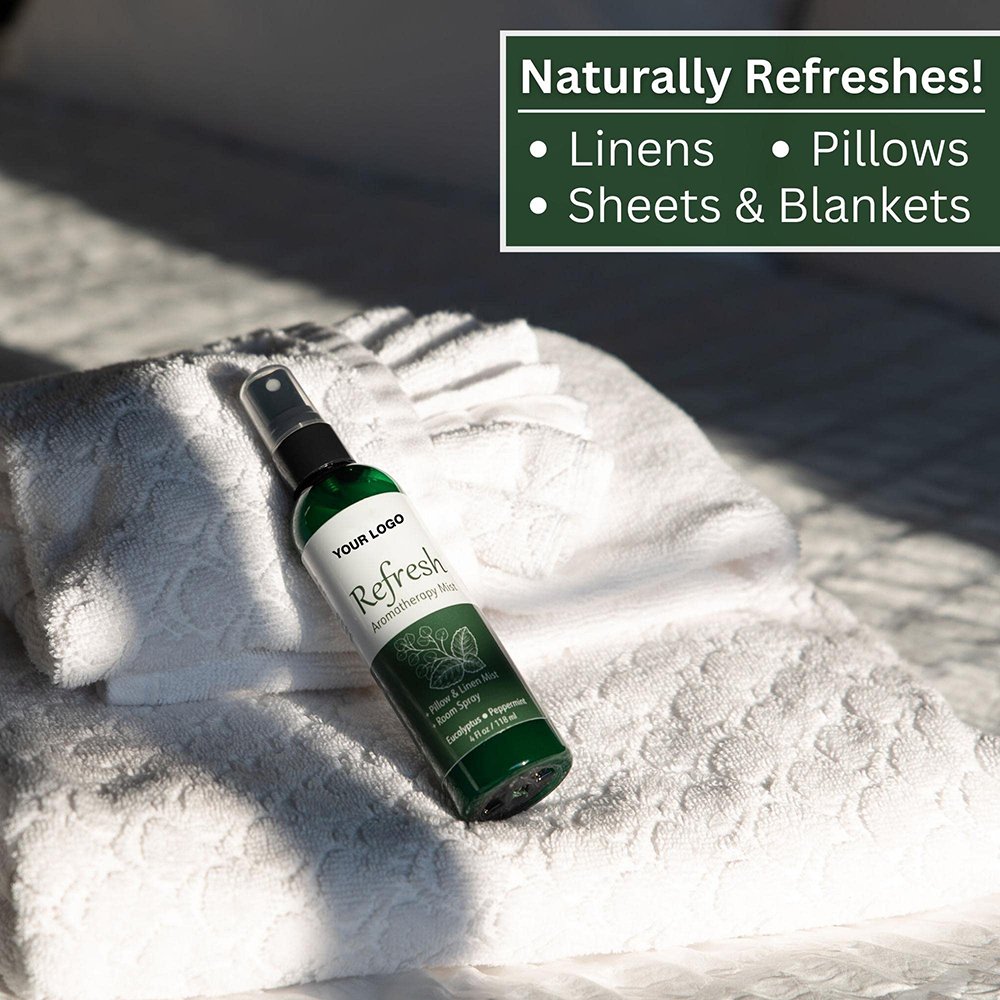 Peppermint & Eucalyptus Essential Oil Spray,Aromatherapy Pillow Mist Room Air Freshener Spray For Cars For Home