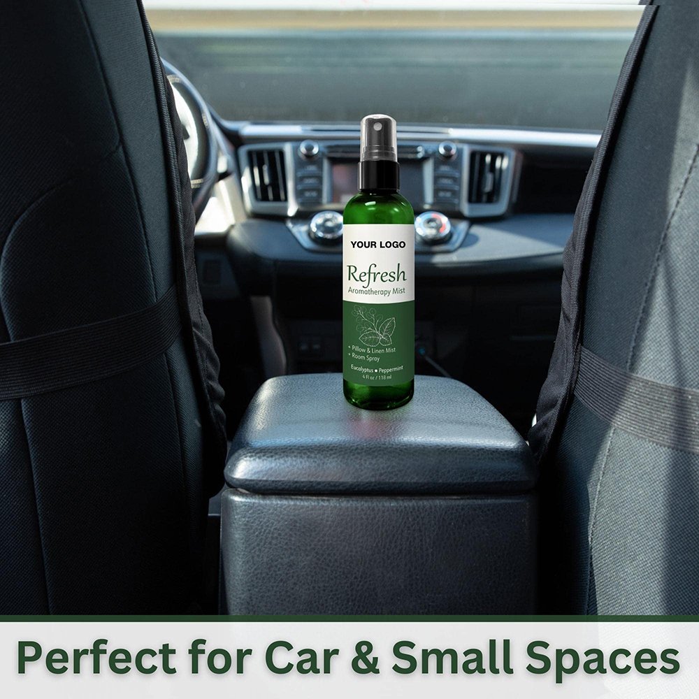 Peppermint & Eucalyptus Essential Oil Spray,Aromatherapy Pillow Mist Room Air Freshener Spray For Cars For Home