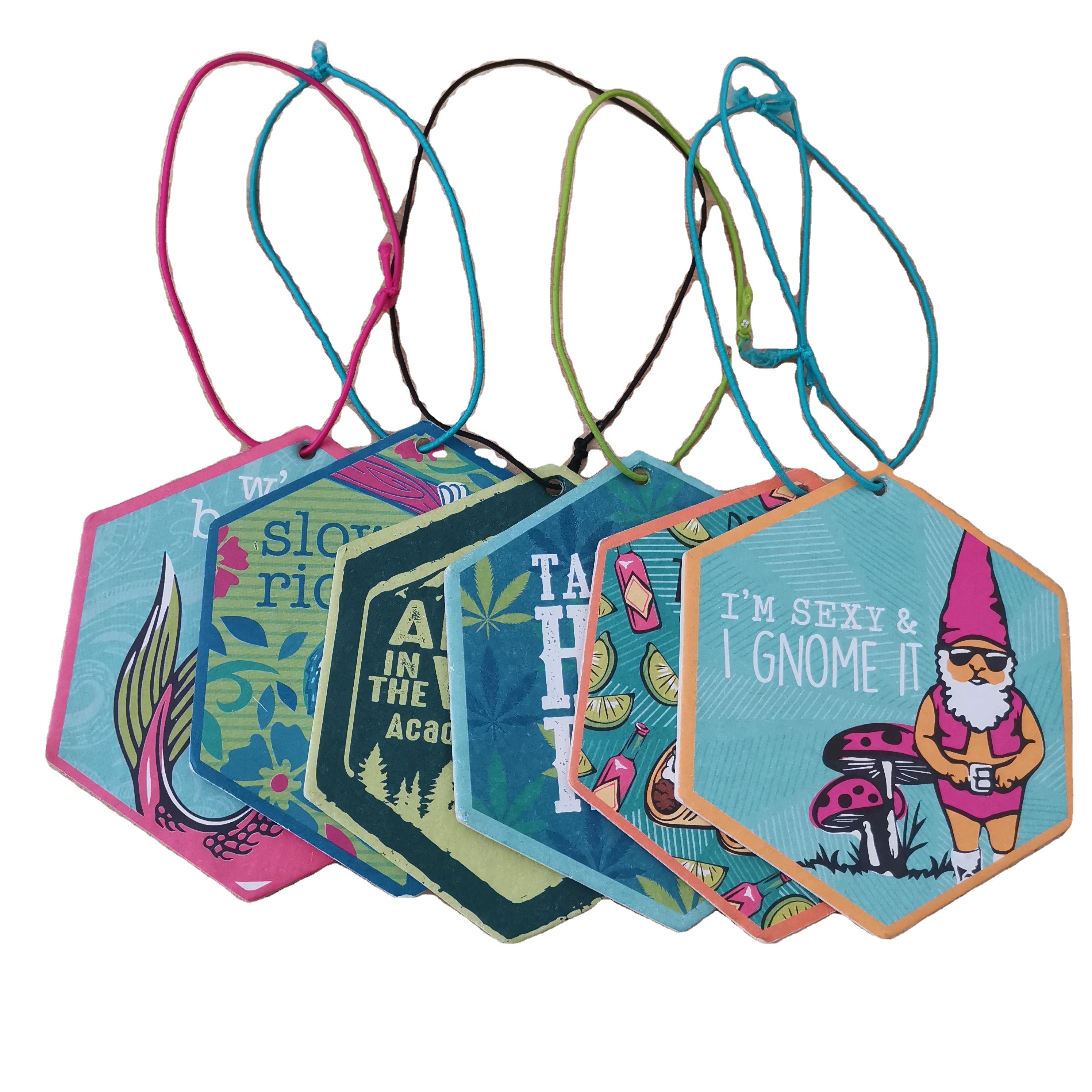 fragrance Paper Air Freshener Cotton Paper Perfume Fragrance Scented With 12 Pieces Blind Box